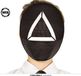 Guirca Masque Enfant Squid Game Triangle Noir