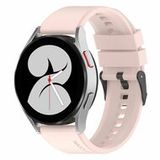 Samsung Siliconen gesp bandje - Lichtroze - Samsung Galaxy Watch Active 2