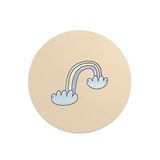 Questo Casa Ronde Digitally Printed Mouse Pad, Non-Slip Base, for Office and Home, Diameter: 22 cm