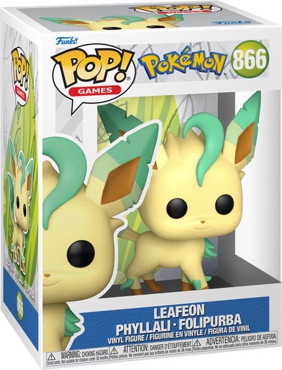 Funko Pop! Games: Pokémon - Leafeon #866 - Vinyl Figure