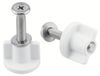 Icecat Set pour la fixation de sièges de toilette, 2 pièces, avec vis en acier inoxydable de 45 mm