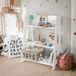 sweet home from wood Montessori speelgoedkast - wit