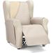 ECOMMERC3 1-zits fauteuilhoes voor maximaal comfort en volledige pasvorm, voor 1-zitsstoel en relaxstoel, beige/linnen
