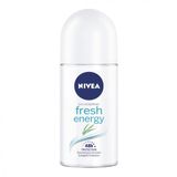 NIVEA Deodorant Roller Fresh Energy - 12 x 50 ml - Voordeelverpakking