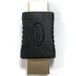 HDMI-stekker op zwarte aansluiting, 19-polige adapter, ondersteunt audio en video, ideaal voor het aansluiten van apparaten en voor het uitbreiden van schermsignalen.