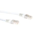 ACT Witte 0,5 meter LSZH U/UTP CAT6 patchkabel met RJ45 connectoren