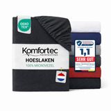 Komfortec Hoeslaken 90x200 cm - Antraciet