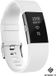 Strap-it Siliconen Smartwatch bandje - Geschikt voor Fitbit Charge 2 - Wit - Maat S