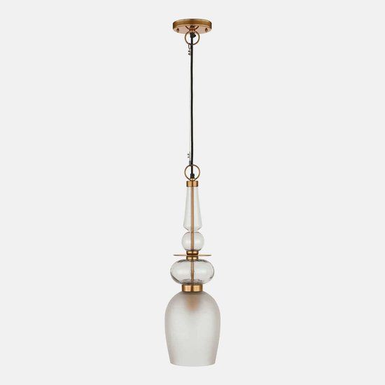 Loberon Hanglamp Vélomiane helder/antiekmessing