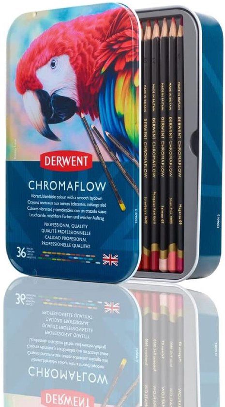 Derwent Chromaflow Kleurpotloden - 36 stuks - Assorti