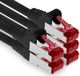 Non-branded 5x Câble réseau Cat 6 7.5m Noir