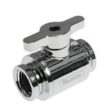 Barrow Kogelkraan (10mm) G1/4 inch Kugelhahn, zilver - zilver