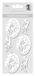 Ursus 564000222 - Creatieve accessoires, eer, 8 stuks, zilver