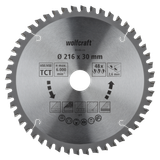 Wolfcraft Kap- en verstekzaagblad | HM | 48 Zähne | Ø216mm | 1 stuk - 6546000