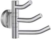 Smedbo Home 3-voudige haak zwenkbaar Mat Chroom HS327