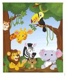 Store enrouleur digital, 150x175 cm, polyester, avec sécurité enfant