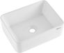 Vevor Moderne Keramische Wastafel Badkamer Aanrecht Wastafel Wit 406x305x133mm