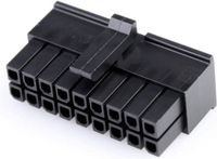 Molex 430251800 Micro-Fit 3.0 Receptacle Housing, Dual Row, 18 Circuits