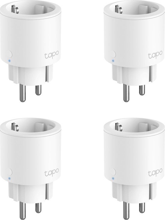 TP-Link Tapo P115 - Mini Slimme Stekker - Smart Plug - Wifi Stopcontact - Energiebewaking - 4 pack