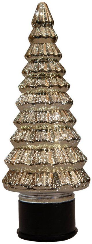 Anna's Collection Boompje glas LED 35x13 cm goud