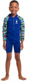 Funky Trunks Go Long Sleeve Uv-shorty Met Rits Aan De Voorkant Blauw 6 Years Jongen