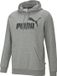 PUMA ESS Big Logo Hoodie FL Heren Trui - Grijs - Maat L