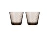 Iittala Oiva Toikka Tundra verre 29cl set van 2 linnen