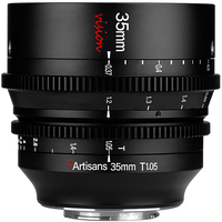 7artisans 35mm T1.05 Cinema Lens - L-mount - Black