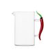 Ichendorf Milano Kruik Chili, collectie Vegetables, 150 cl, borosilicaatglas, handgemaakt