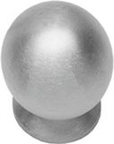 Intersteel Meubelknop ø 20 mm bolrond rvs geborsteld