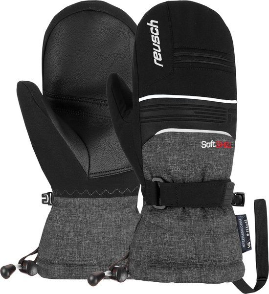 Reusch Kondor R-TEX XT Junior Wanten - Zwart-grijs - Maat 6 - Unisex