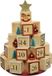 Merkloos Decoris Kerstboom Adventskalender H28.5 x D18 cm MDF Hout
