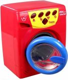 Viking Choice AP Onderdelen B.V. Speelgoed wasmachine - licht & geluid - 24 cm - rood geel blauw