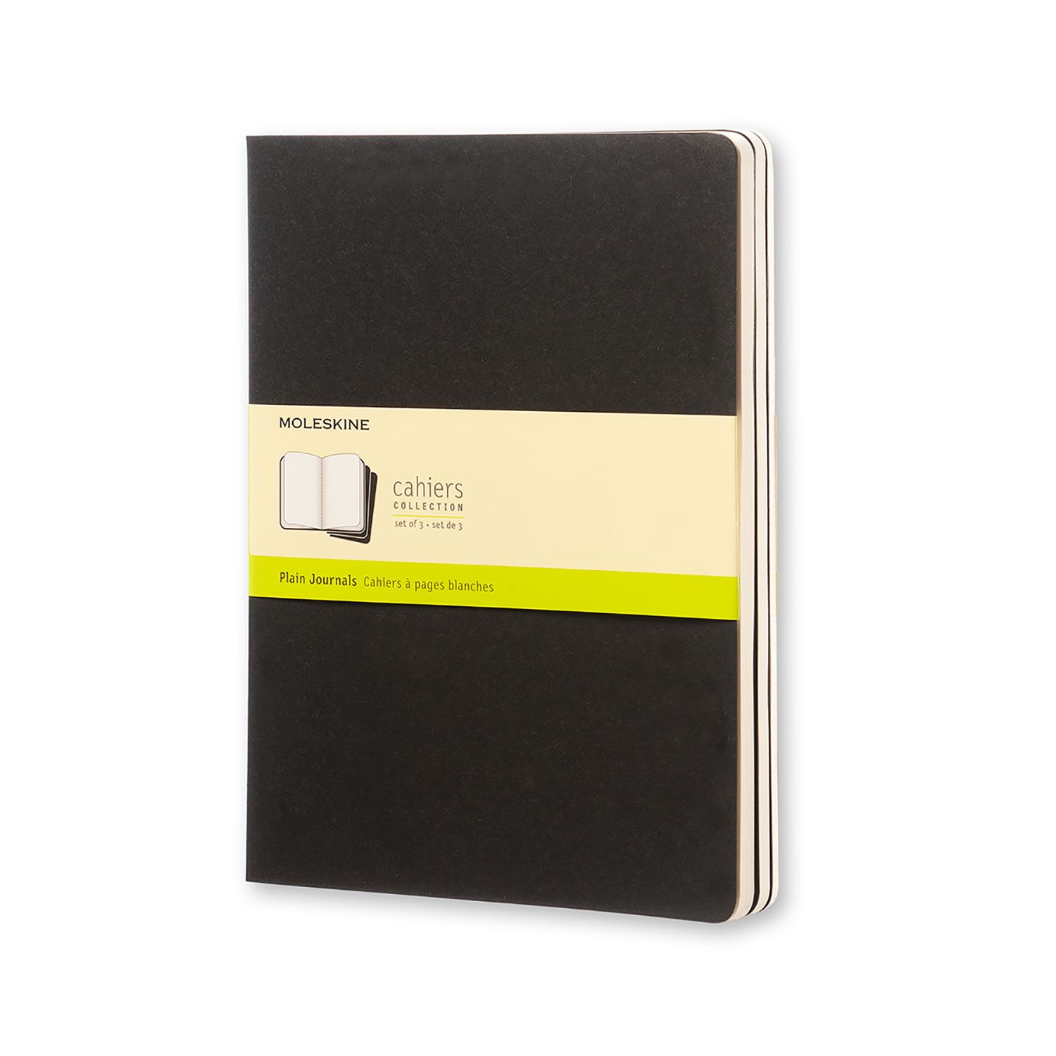 Moleskine Cahier Journal - 3-set - Zwart