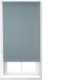 Merkloos Relaxdays Rolgordijn Verduisterend - 60 x 165 cm - Stof 56 cm - Zonder Boren - Grijs
