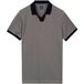 Baileys Modern Fit korte-mouwen trui donkerblauw, Gestreept