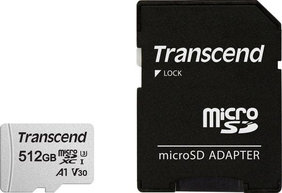 Transcend 300S MicroSDXC 512GB - Class 10 - 95MB/s Read