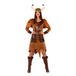 BigBuy Kostuum Viking Femme Brun (3 Pièces)