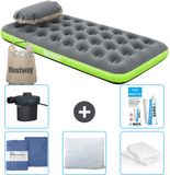 Bestway Luchtbed - 1-Persoons - 99 x 188 x 22 cm - Grijs/Groen
