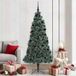 Prolenta Maison Exclusive - Kunstkerstboom met ingebouwde verlichting en set groene kerstballen