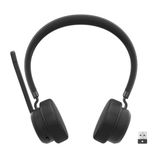 Lenovo Draadloze VoIP Headset Casque Zonder Arceau Bureau/Centre d'Appels Bluetooth Zwart