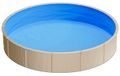 365,7 cm liner de piscine, liner rond à recouvrement pour piscines d'une hauteur de paroi de 90 cm, en vinyle de haute qualité, facile à installer avec réparations étanches, conçu pour les piscines hors sol en acier, adapté à l'extérieur, bleu
