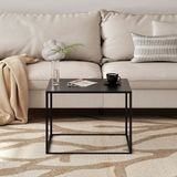 en.casa Salontafel Solund 60x60x45 cm staal zwart mat