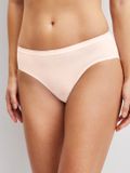 CALIDA Dames Slips Lichtroze Effen Katoen/Elastaan Maat L