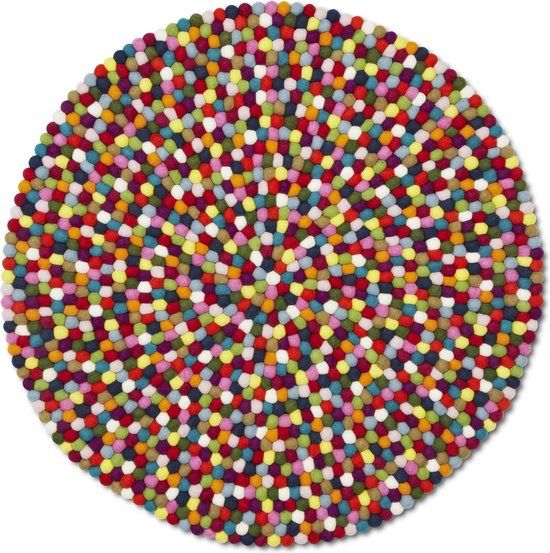 Hay Pinocchio Vloerkleed - Ø 90 cm - Multicolour