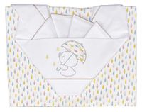 Dekbedovertrekset Andy & Helen Dekbedovertrekset voor babybed/kinderwagen, geborduurd met patroon