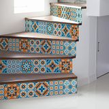 Ambiance Sticker Delfia Zelfklevende Trapstickers 2x 15x105 cm