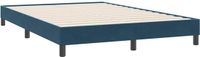 vidaXL Bedframe zonder matras, donkerblauw, 140 x 220 cm, fluweel