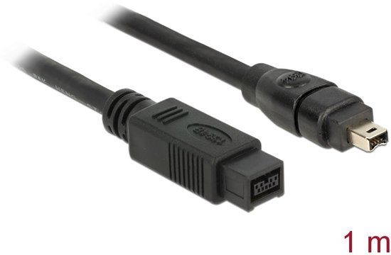 DeLOCK FireWire A/B - 1.0m - Grijs