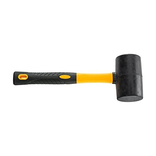 HARDY WORKING TOOLS HARDY Universele 2K rubberen hamer Zwart 65 mm